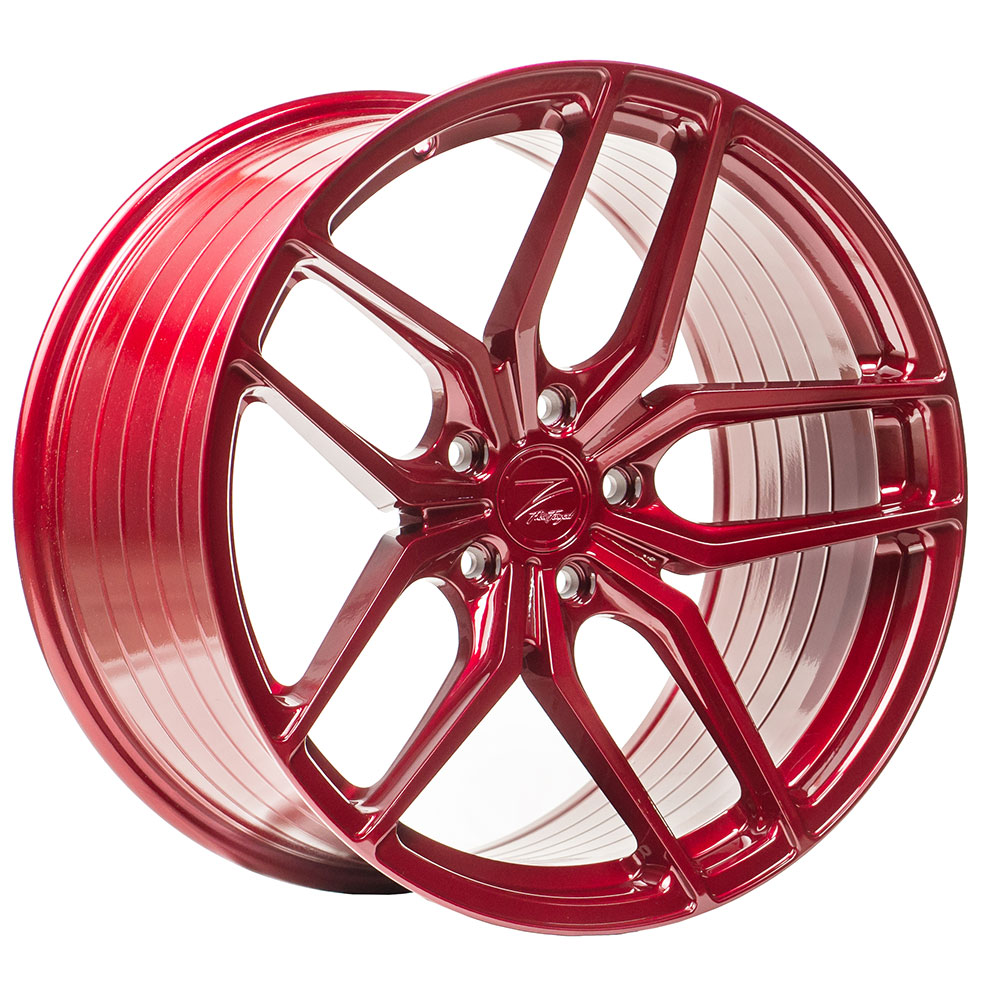 Z-PERFORMANCE ZP2.1 hliníkové disky 10x19 5x120 ET30 Blood Red (Custom Finish)